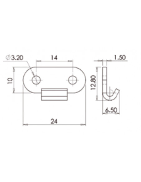 Monin Fermeture à Levier 7103 (Lot de 10)