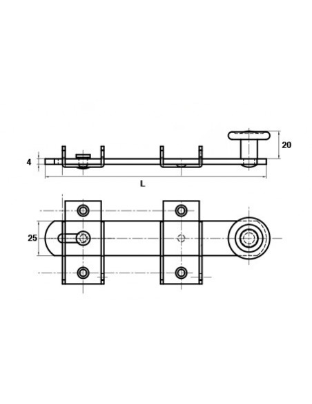 Jardinier Massard Fléau à Blocage (Lot de 2)