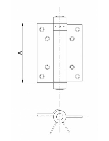Ibfm Charnière Simple Action