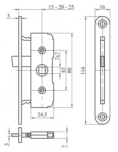 Map Massard Loquet Batteuse à Larder (Lot de 5)