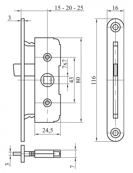 Map Massard Loquet Batteuse à Larder (Lot de 5)