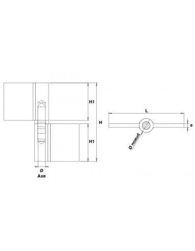 Faure Et Fils Paumelle De Grille Profilée
