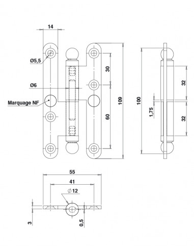 Bros Paumelle à Vase Contemporain (Lot de 2)