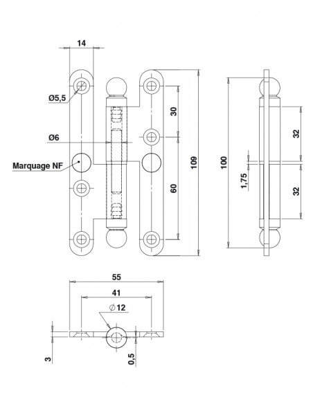 Bros Paumelle à Vase Contemporain (Lot de 2)