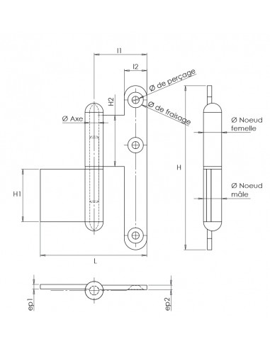 Jardinier Massard Paumelle Mixte Fer-Bois (Lot...