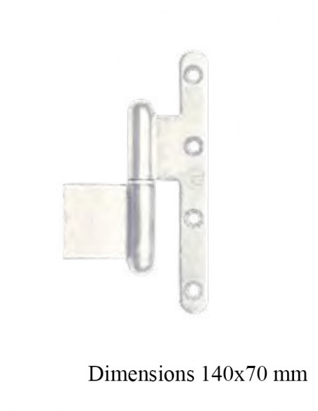 Jardinier Massard Paumelle Mixte Fer-Bois (Lot de 5)