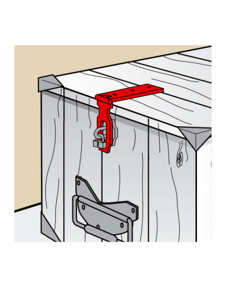 Jardinier Massard Fermeture Porte-Cadenas (Lot de 5)