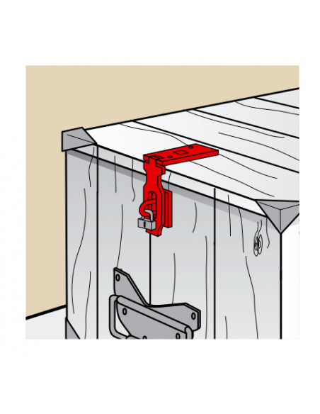 Jardinier Massard Fermeture Porte-Cadenas À Recouvrement