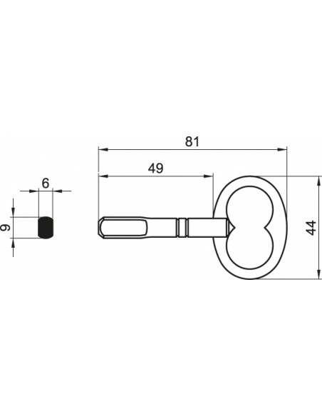 Robert Couillet Clé Pour Batteuse Edf-Gdf (Lot de 2)