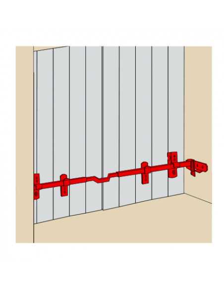 Torbel Barre De Sécurité 6 Points Pour Volet 2 Vantaux