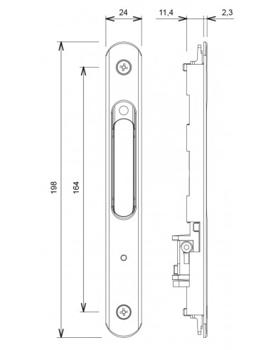 La Croisee Ds Fermeture Simple À Crochet Silene