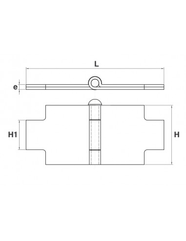 Faure Et Fils Charnière à Souder (Lot de 5)