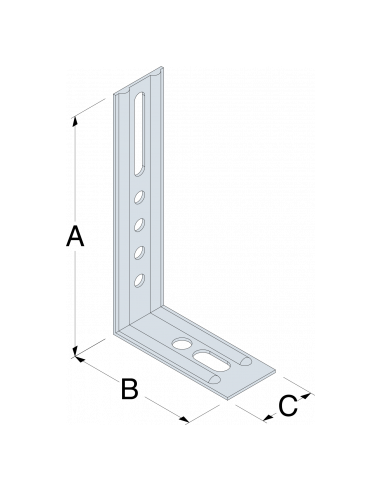 Simpson Equerre Nervurée Droite (Lot de 10)