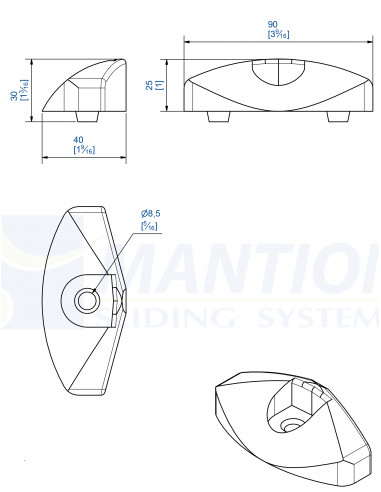 Mantion Demi Sabot Pour Porte De Garage...