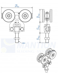 Mantion Coulissant Sur Rail... 2