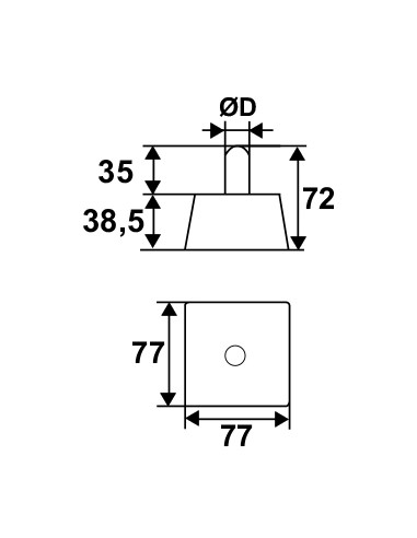 Jardinier Massard Crapaudine Fonte