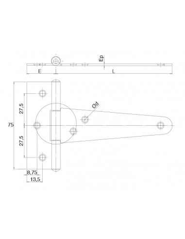 Jardinier Massard Penture Anglaise (Lot de 5)