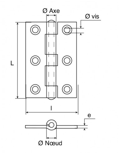 Jardinier Massard Charnière Rectangulaire (Lot...