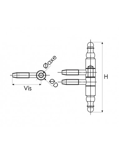 Jardinier Massard Fiche Rustique 13mm (Lot de 5)