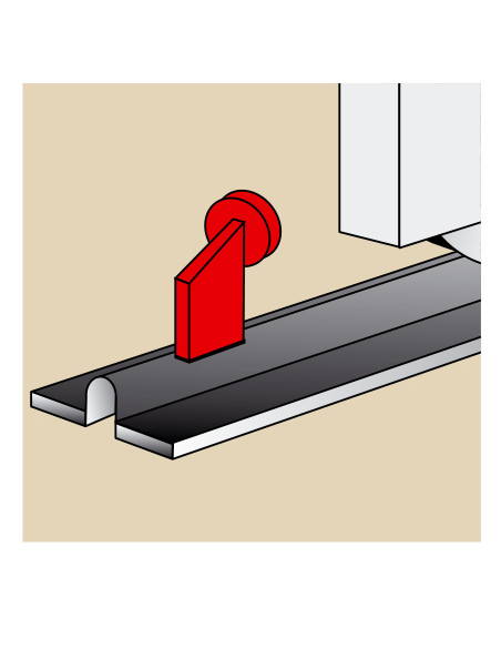 Torbel Butée De Fin De Course à Souder Pour Portail Coulissant