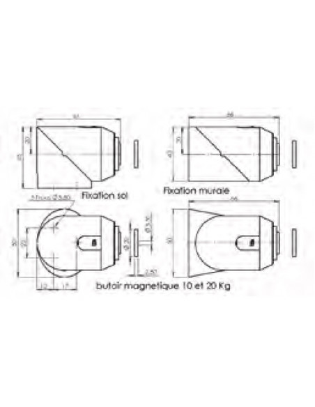 Monin Arrêt De Porte Magnétique