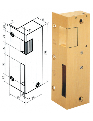 Gâche électrique Beugnot Spéciales Fichet