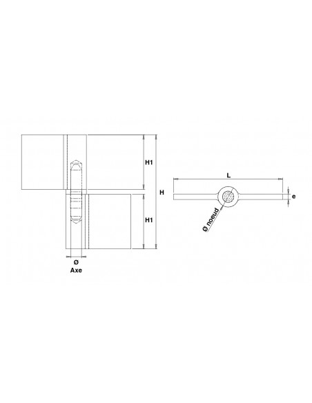 Faure Et Fils Paumelle De Grille Nœud Rond