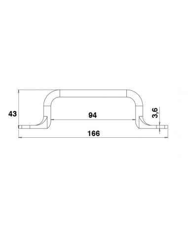 Torbel Poignée à Pattes Noire (Lot de 10)