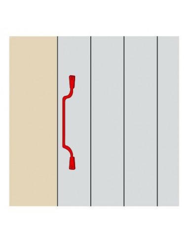 Torbel Poignée à Pattes Noire (Lot de 10)