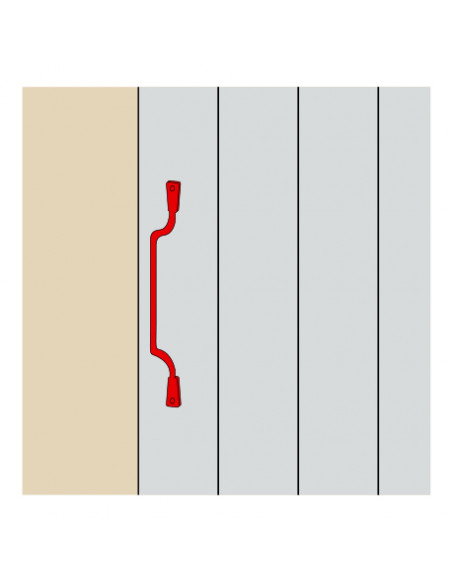 Torbel Poignée à Pattes Noire (Lot de 10)