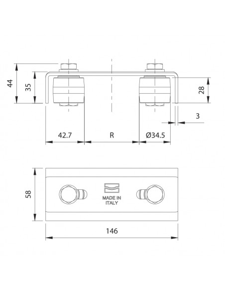 Faac Comunello Guides Doubles