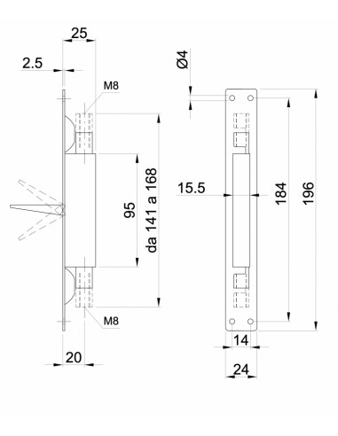 Ibfm Verrou à Entailler à Levier(Lot 2)
