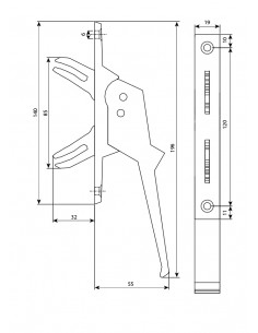 Argenta Poignée De Crémone... 2