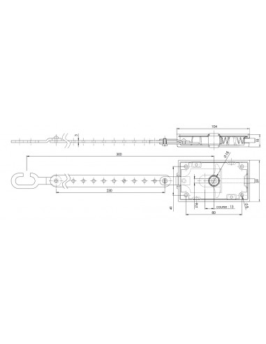 Jardinier Massard Boitier Chainette