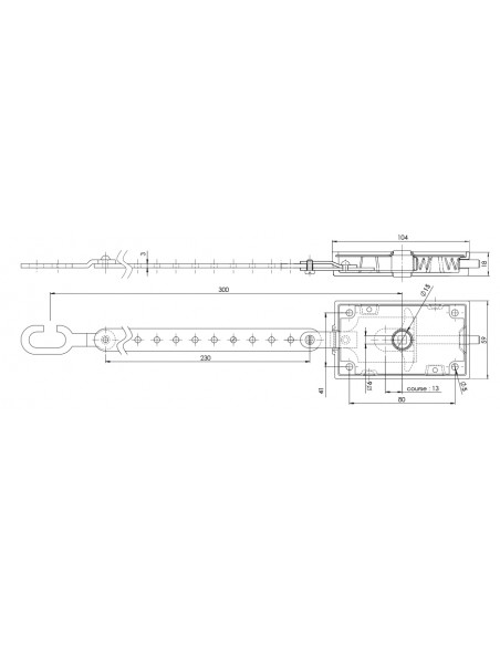 Jardinier Massard Boitier Chainette