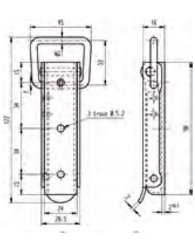 Monin Fermeture à Levier 7006