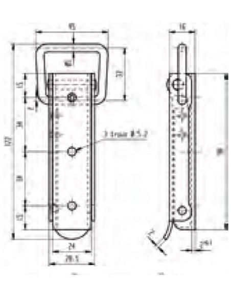 Monin Fermeture à Levier 7006