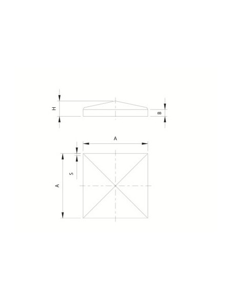 Faac Comunello Couvre-Poteau En Acier (Lot de 10)