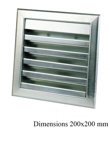 Renson Grille Galvanisée À Encastrer 511