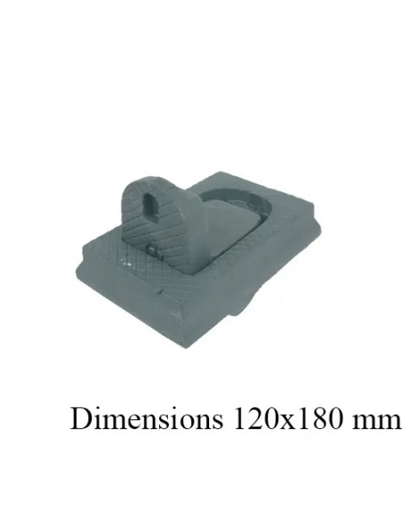 Jardinier Massard Butoir De Portail Fonte À Bascule