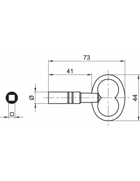 Robert Couillet Clé à Carré Femelle (Lot de 2)