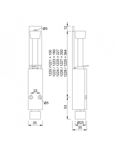 Kws Arrêt De Porte À Pédale Aluminium