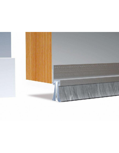 Bas de porte Adhésif en aluminium anodisé L’Air et Eau / ADS-BF