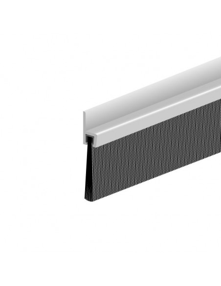 Bas de porte en aluminium avec brosse IBS 50
