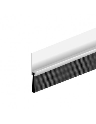 Bas de porte en aluminium avec brosse IBS 70