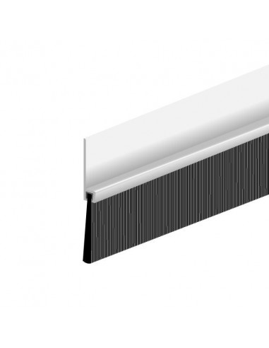 Bas de porte en aluminium avec brosse IBS 80
