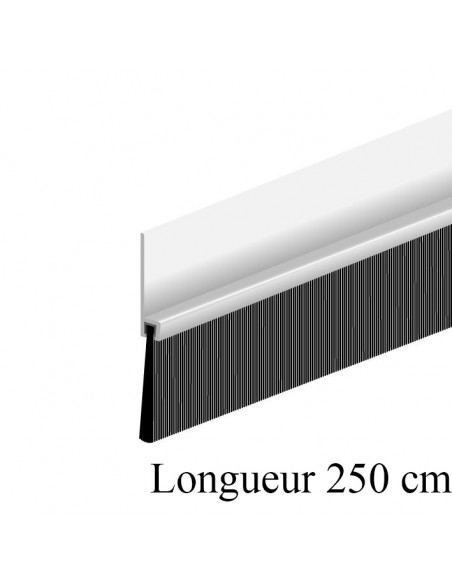 Bas de porte en aluminium avec brosse IBS 80