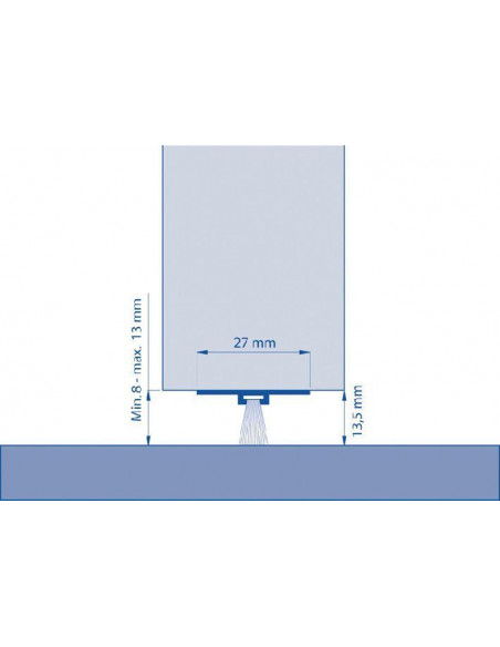Bas de porte en aluminium L’Invisible / DBS