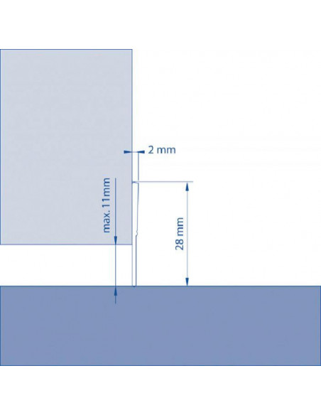 Bas de porte en PVC L’Extra Souple