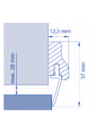 Bas de porte Hêtre à Lèvre